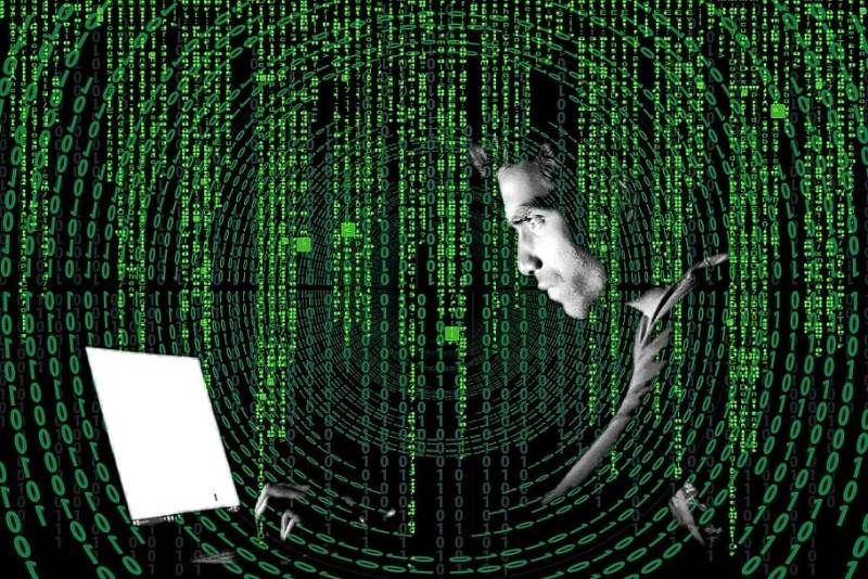 men trying to hack