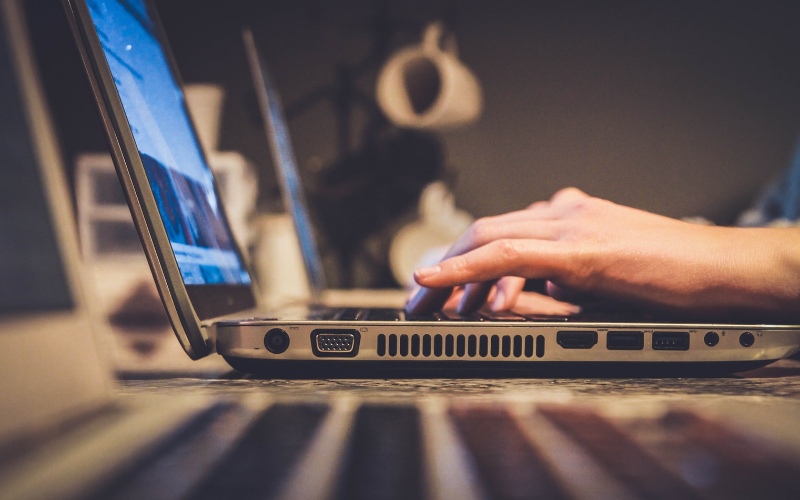 surfing on the net
